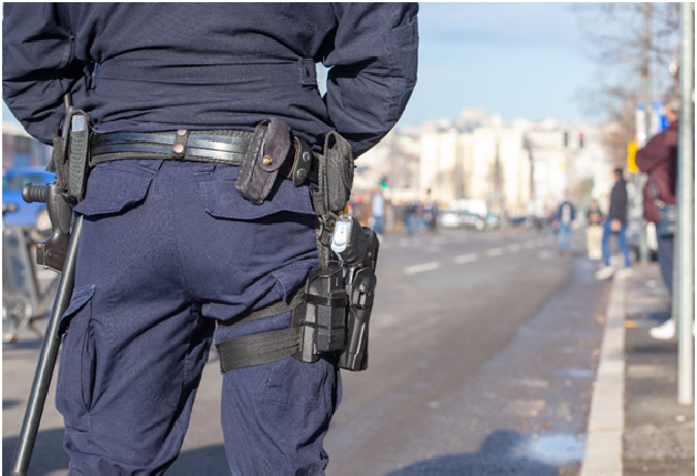 Armed security guards in Bell Gardens